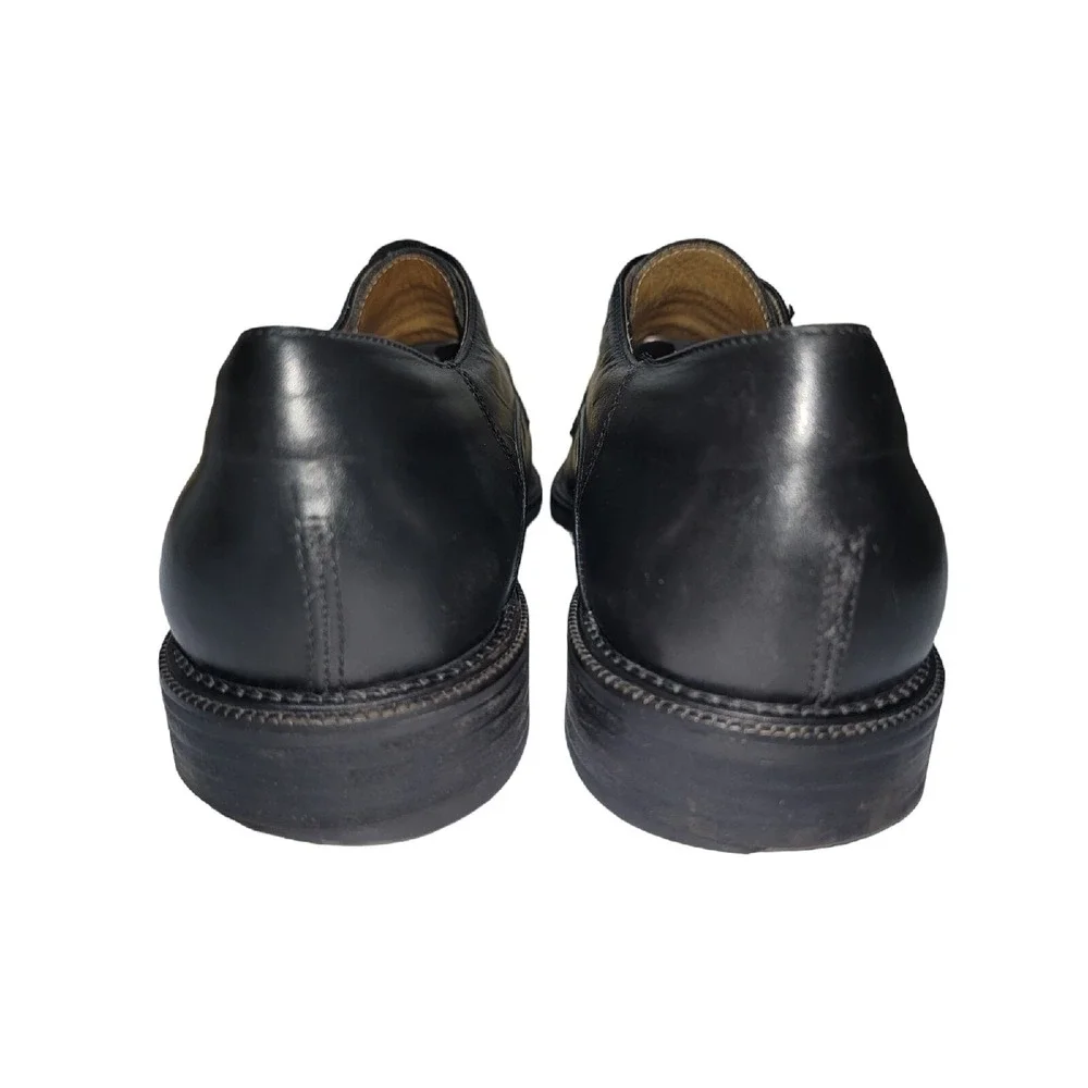 Cable‎ & Co Men's Sz 12 E Black Dress Shoes Italian Leather Oxford Made in Italy